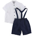 Emporio Armani Set - Shirt/Shorts - White/Navy Emporio Armani Set - Shirt/Shorts - White/Navy