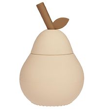 Tasse av. Paille OYOY - Ampoule - Silicone - Vanilla Tasse av. Paille OYOY - Ampoule - Silicone - Vanilla