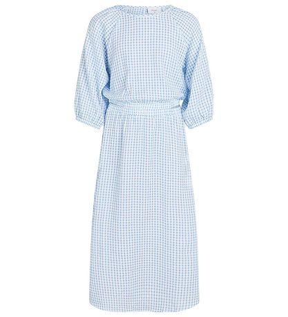 Grunt Kleid - Osgood - Weiß/Blau