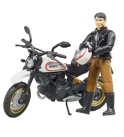 Bruder Figur m. Scrambler Ducati Desert Sled - bworld - 63051