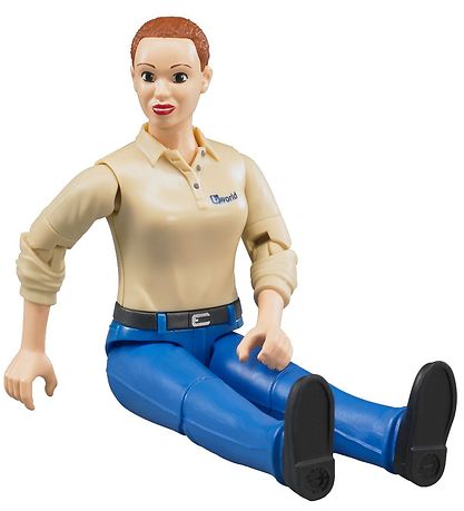 Figure Bruder - bworld - Femme av. Bleu Pantalon - 60408 Figure Bruder - bworld - Femme av. Bleu Pantalon - 60408