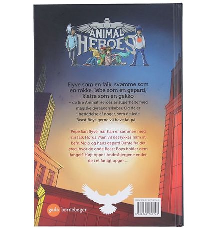 Gads Forlag Book - Animal Heroes - Falconwing - Danish Gads Forlag Book - Animal Heroes - Falconwing - Danish