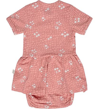 Hummel Bodysuit w. Skirt s/s - hmlZanzi - Pink