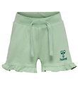 Hummel Shorts - hmlTalya Ruffle - Slib Green Hummel Shorts - hmlTalya Ruffle - Slib Green
