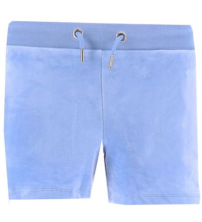 Juicy Couture 반바지 - 벨루어 - 델라 로비아 블루