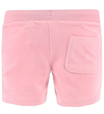 Juicy Couture 반바지 - 벨루어 - 핑크 넥타