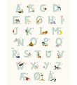 Vissevasse Poster - 30x40 - Alphabet Blue Danish Vissevasse Poster - 30x40 - Alphabet Blue Danish