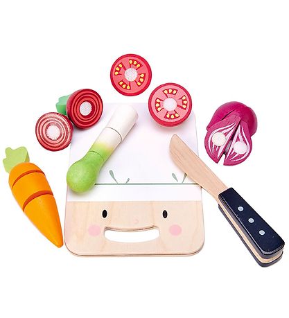 Tender Leaf Wooden Toy - Cutting Board with Vegetables