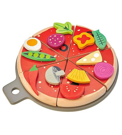 Tender Leaf Wooden Toy - Pizza Party Tender Leaf Wooden Toy - Pizza Party
