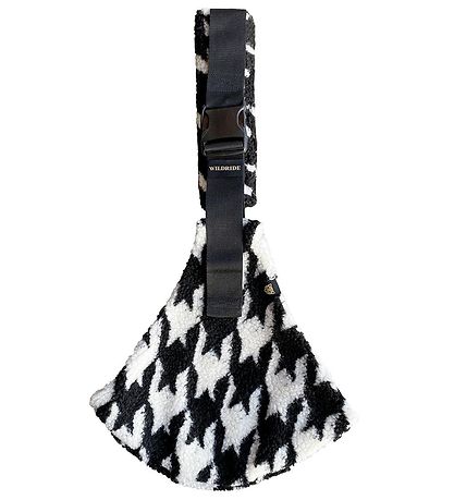 Wildride Bärsele - Teddy Houndstooth - Vit/Black Pied de poule