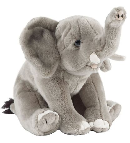 Living Nature Knuffel - 23x17 cm - Olifant - Grijs Living Nature Knuffel - 23x17 cm - Olifant - Grijs