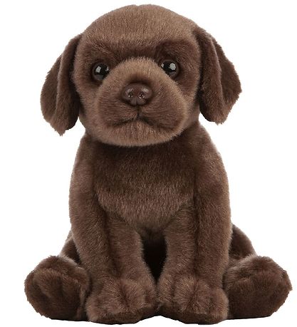 Living Nature Soft Toy - 16x8 cm - Labrador puppy - Brown