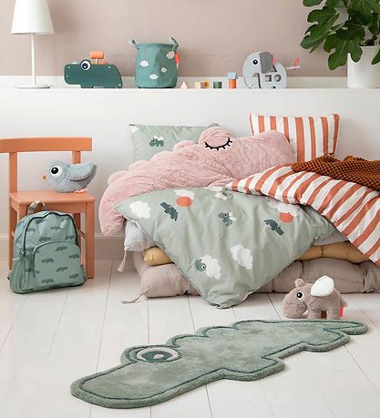 Done by Deer Rug - 110x46 cm - Croco Green Done by Deer Rug - 110x46 cm - Croco Green