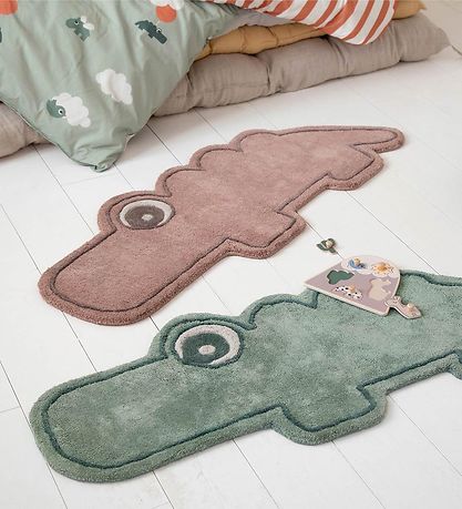 Done by Deer Rug - 110x46 cm - Croco Green Done by Deer Rug - 110x46 cm - Croco Green
