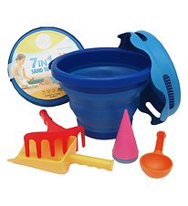 Ensemble de Plage Compact Toys - 7 Parties - Bleu Ensemble de Plage Compact Toys - 7 Parties - Bleu