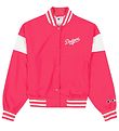 Champion Fashion Bomberjacke - Pink m. Weiß