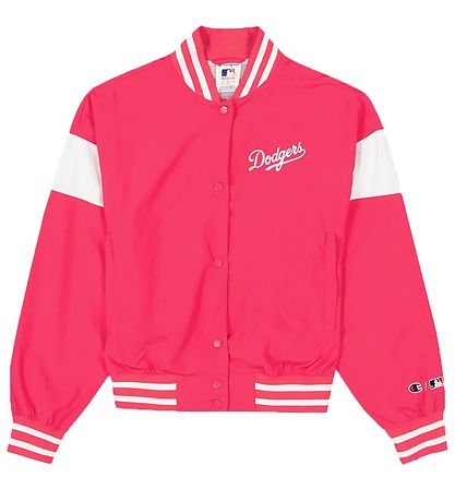 Champion Fashion Bomber Jacket - Pink w. White