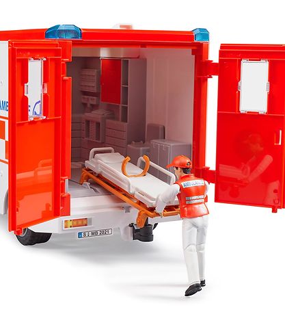 Bruder Car - Sprinter Ambulance w. Light/Sound and Driver - 0267 Bruder Car - Sprinter Ambulance w. Light/Sound and Driver - 0267