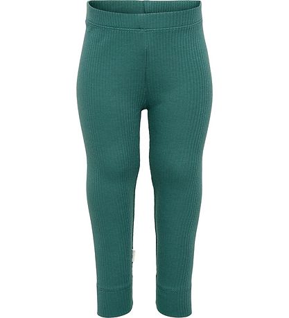 Hummel Leggings - hmlRene Tights - Rib - Sea Kiefer