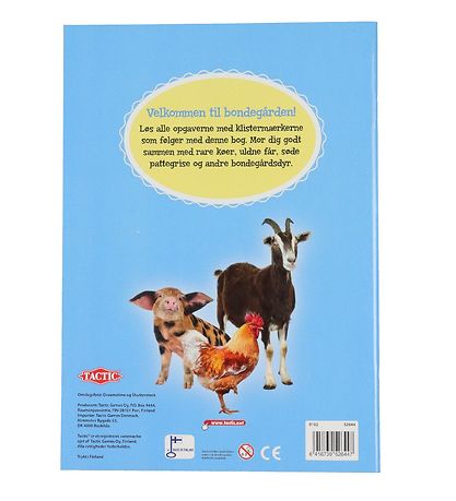 TACTIC Activity Book w. Stickers - Cute Farm Animals - Dan