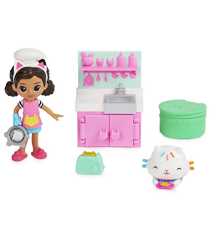 Gabby's Dollhouse Set - 4 Onderdelen - Gabby's lunch en smak Gabby's Dollhouse Set - 4 Onderdelen - Gabby's lunch en smak