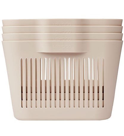 Liewood Basket - 4-Pack - Small - 30x22x14 cm - Sandy
