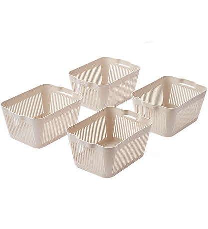 Liewood Basket - 4-Pack - Small - 30x22x14 cm - Sandy