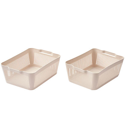 Liewood Basket - 2-Pack - Large - 39x26x14 cm - Sandy Liewood Basket - 2-Pack - Large - 39x26x14 cm - Sandy