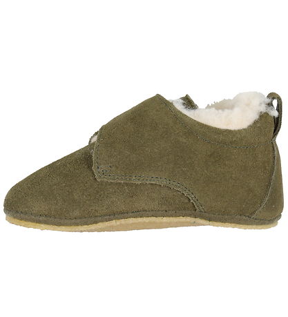 Wheat Soft Sole Leather Shoes w. Lining - Taj - Dry Pine