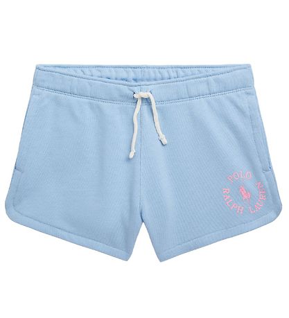 Polo Ralph Lauren Sweat Shorts - Longwood - Light Blue w. Pink