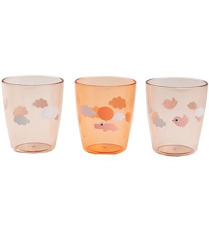 Tasse Done by Deer - Yummy+ - Happy Clouds - 3 Pack - Papaye Tasse Done by Deer - Yummy+ - Happy Clouds - 3 Pack - Papaye