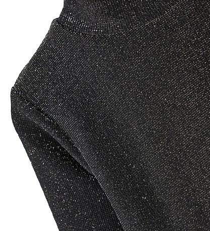 Name It Blouse - NmfRota - Black w. Silver Glitter