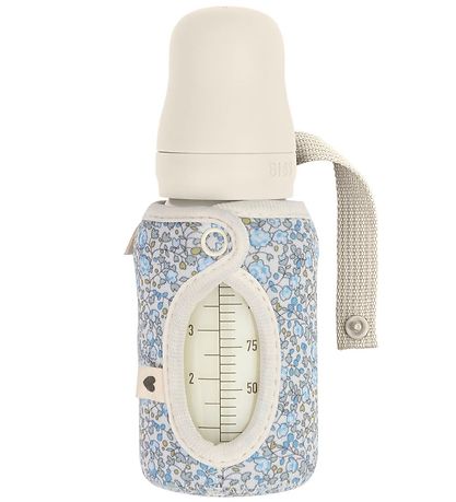 BIBS X Liberty Bottle Case - Little - 110 mL - Flowers - Ivory