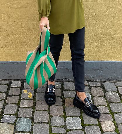 By Stær Shopper - Filippa Strib - Green/Beige By Stær Shopper - Filippa Strib - Green/Beige