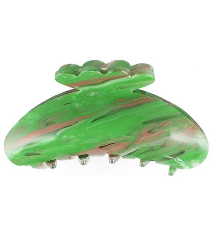 By Stær Haarclip - Asta - 10x5 cm - Groen/Beige