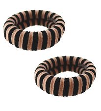 By Stær Haargummis - 3er-Pack - Ea - Gestreift Schwarz/Rosa By Stær Haargummis - 3er-Pack - Ea - Gestreift Schwarz/Rosa