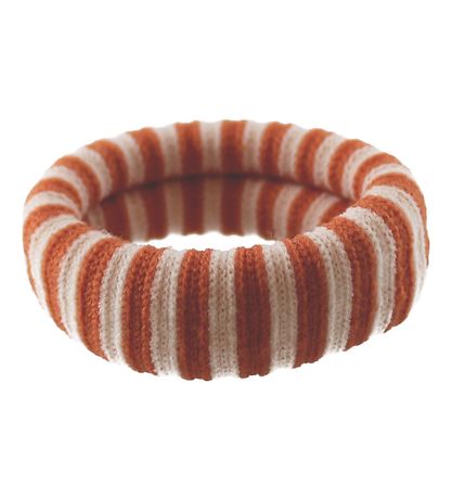 By Stær Elastic Hair Bands - 3-Pack - Ea - Striped Burnt Orange/