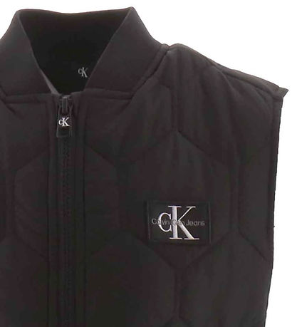 Calvin Klein Puffer Vest - Quilted - Black