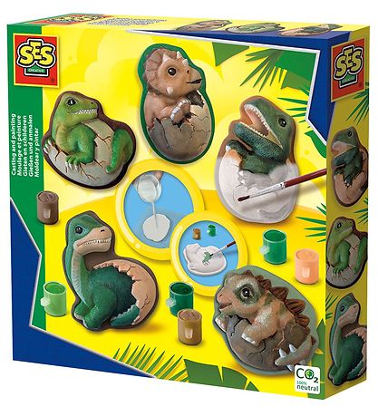 SES Creative - Gießen und Bemalen - Dino Eier