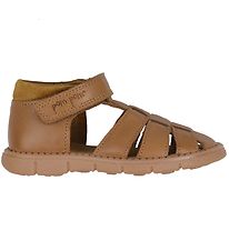 Pom Pom Sandals - Sporty Velcro - Camel Pom Pom Sandals - Sporty Velcro - Camel