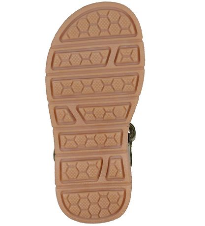 Pom Pom Sandals - Sporty Velcro - Dusty Olive Pom Pom Sandals - Sporty Velcro - Dusty Olive