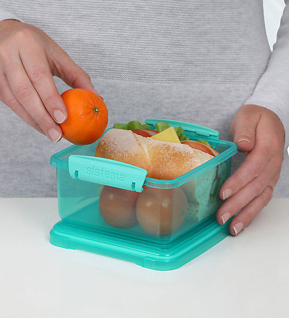 Boîte à Repas Sistema - Lunch Plus - 1.2 - Turquoise Boîte à Repas Sistema - Lunch Plus - 1.2 - Turquoise
