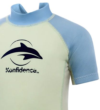 Konfidence Coverall Swimsuit - UV50+ - Blue/Green/Grey