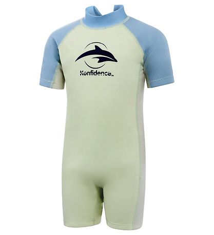 Konfidence Coverall Swimsuit - UV50+ - Blue/Green/Grey