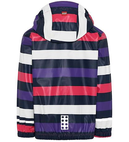 LEGO® Wear Rain Jacket - PU - Jamaica 102 - Purple/White/Fuchsia