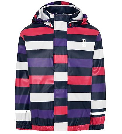 LEGO® Wear Rain Jacket - PU - Jamaica 102 - Purple/White/Fuchsia