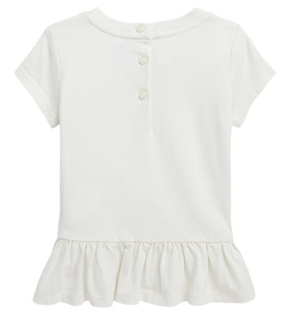 Polo Ralph Lauren T-shirt - Sa - Grey-white w. Soft Toy Polo Ralph Lauren T-shirt - Sa - Grey-white w. Soft Toy