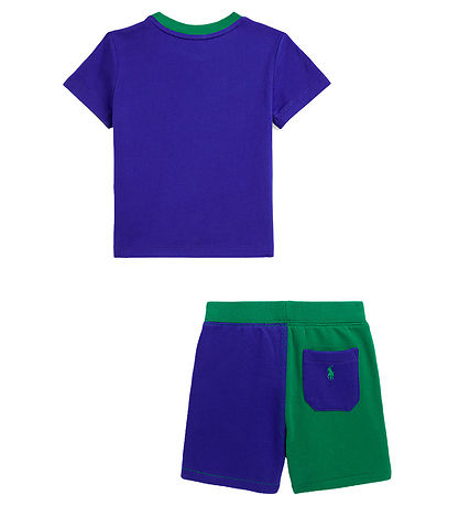 Polo Ralph Lauren T-shirt/Sweat Shorts - Classic - Blue/Green