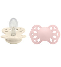 BIBS Infinity Pacifiers - 2-Pack - Size 1 - Symmetrical - Ivory/