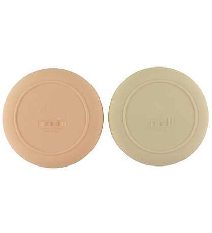 Cam Cam Plates - Silicone - 2-Pack - Flower - Coral Mix
